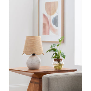   Modern European furniture - Organic Round Base Table Lamp - www.oroa.com | Oroa.com