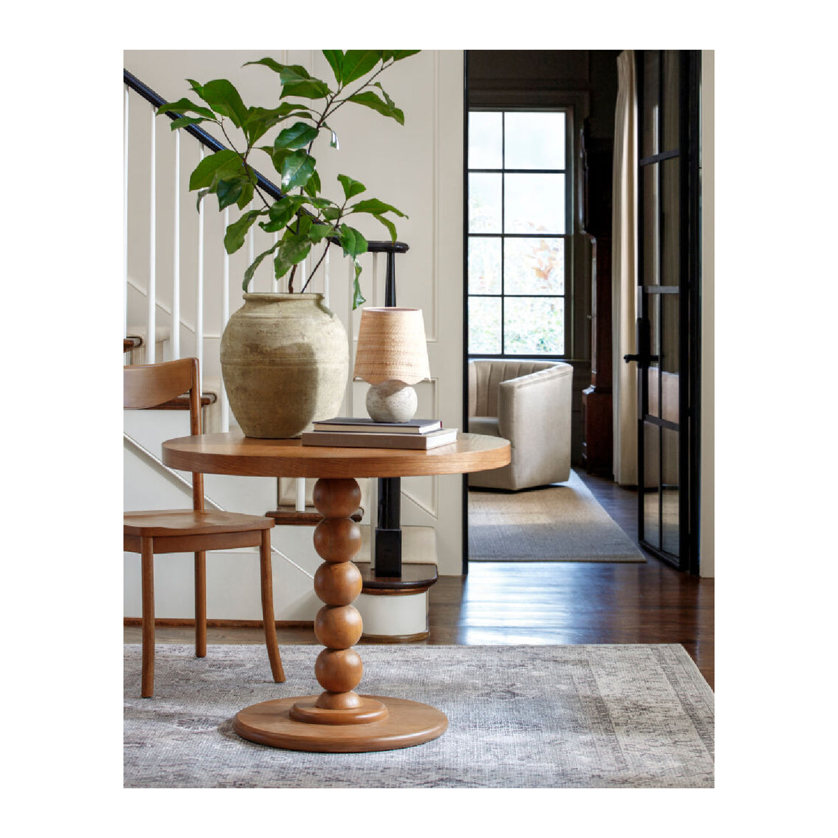   Modern European furniture - Organic Round Base Table Lamp - www.oroa.com | Oroa.com