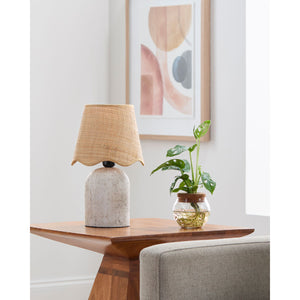   Modern European furniture - Organic Textured Base Table Lamp - www.oroa.com | Oroa.com