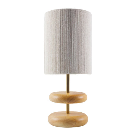   Modern European furniture - White Jute Accent Table Lamp - www.oroa.com | Oroa.com