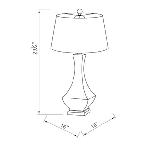   Silk-Inspired Shade Table Lamp | Oroa.com