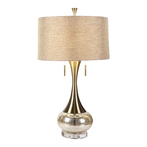   Crackle Gold Accent Table Lamp | Oroa.com