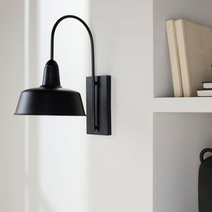   Modern European furniture - Black Metal Wall Lamp - www.oroa.com | Oroa.com