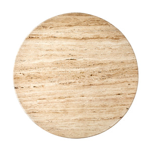   Round Travertine Dining Table | Oroa.com