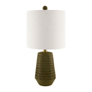   Modern European furniture - Organic-Carved Base Table Lamp - www.oroa.com | Oroa.com