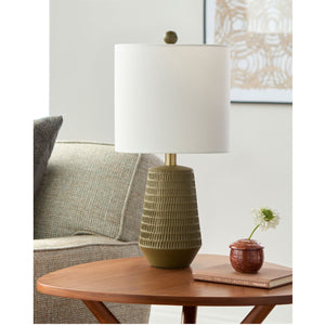   Modern European furniture - Organic-Carved Base Table Lamp - www.oroa.com | Oroa.com
