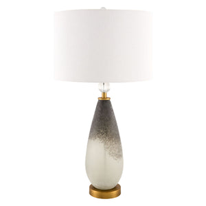   Frosted Black Glass Table Lamp | Oroa.com