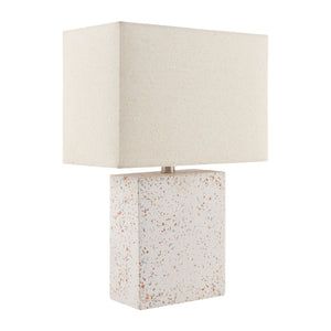   Modern European furniture - Brushed White Concrete Table Lamp - www.oroa.com | Oroa.com