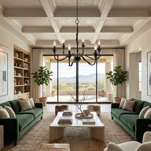   Modern European furniture - Flower-Inspired 6-Light Chandelier - www.oroa.com | Oroa.com