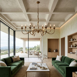   Modern European furniture - Flower-Inspired 8-Light Chandelier - www.oroa.com | Oroa.com