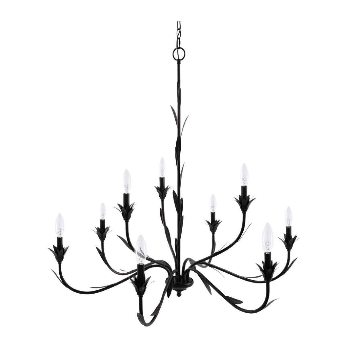   Modern European furniture - Flower-Inspired 9-Light Chandelier - www.oroa.com | Oroa.com