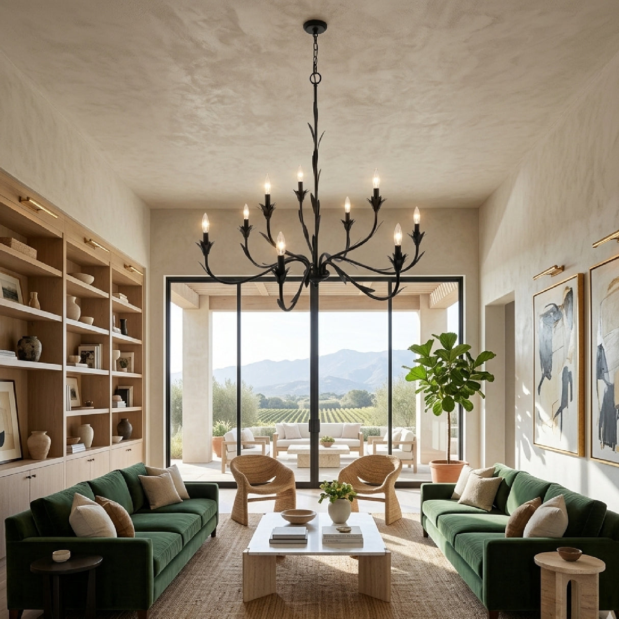   Modern European furniture - Flower-Inspired 9-Light Chandelier - www.oroa.com | Oroa.com
