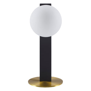   White Glass Modern Table Lamp | Oroa.com