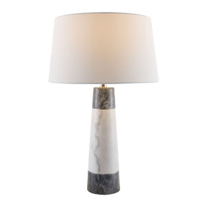   Two-Toned Marble Table Lamp | Oroa.com