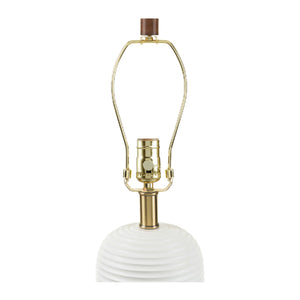   Modern European furniture - White Drum Linen Table Lamp - www.oroa.com | Oroa.com