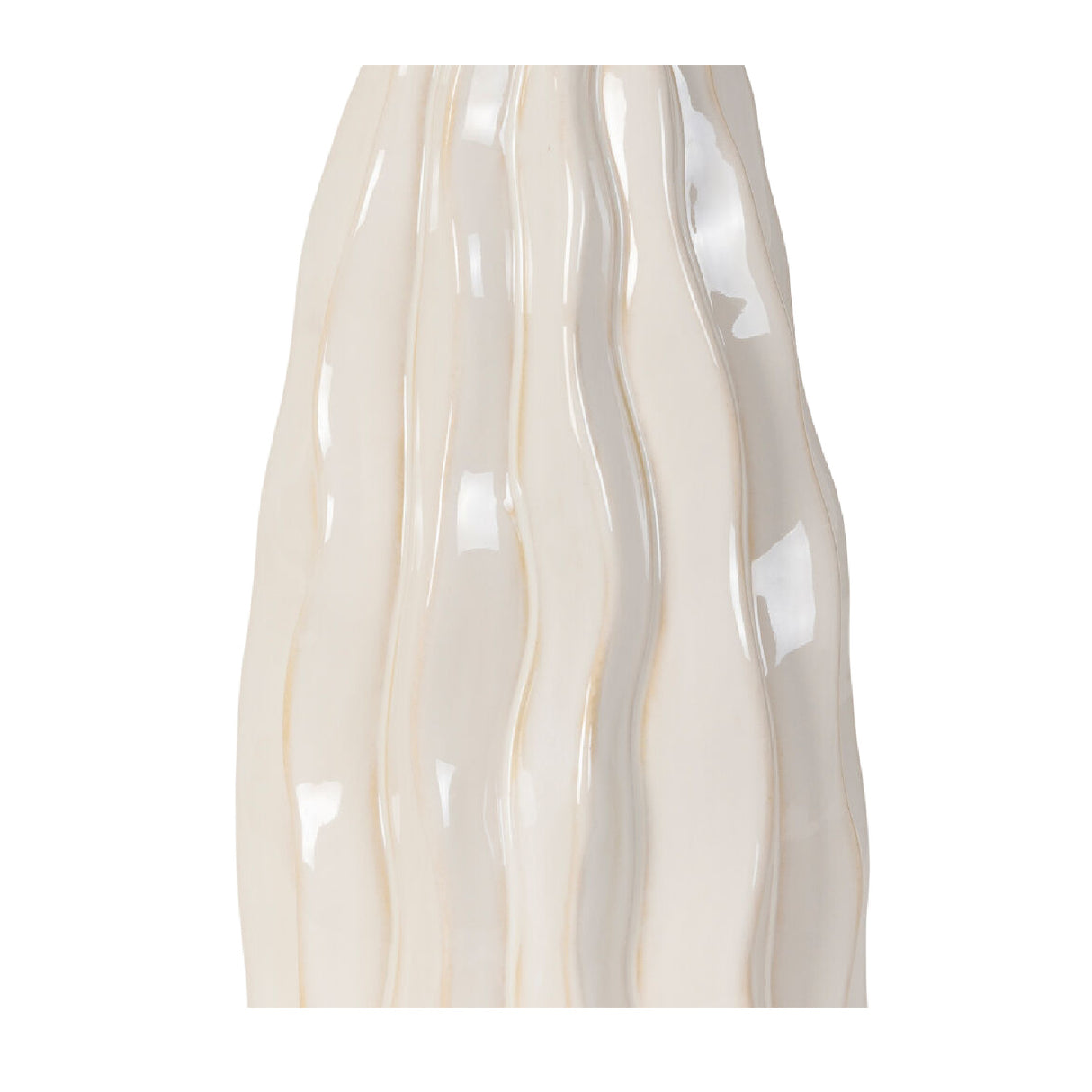  Modern European furniture - Wavy White Ceramic Table Lamp - www.oroa.com | Oroa.com