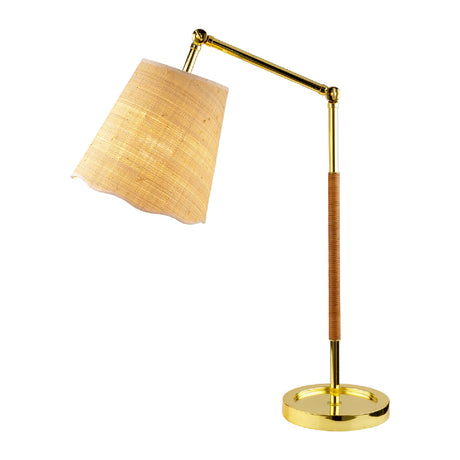   Modern European furniture - Beige Jute Adjustable Table Lamp - www.oroa.com | Oroa.com