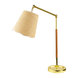   Modern European furniture - Beige Jute Adjustable Table Lamp - www.oroa.com | Oroa.com