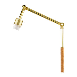   Modern European furniture - Beige Jute Adjustable Table Lamp - www.oroa.com | Oroa.com