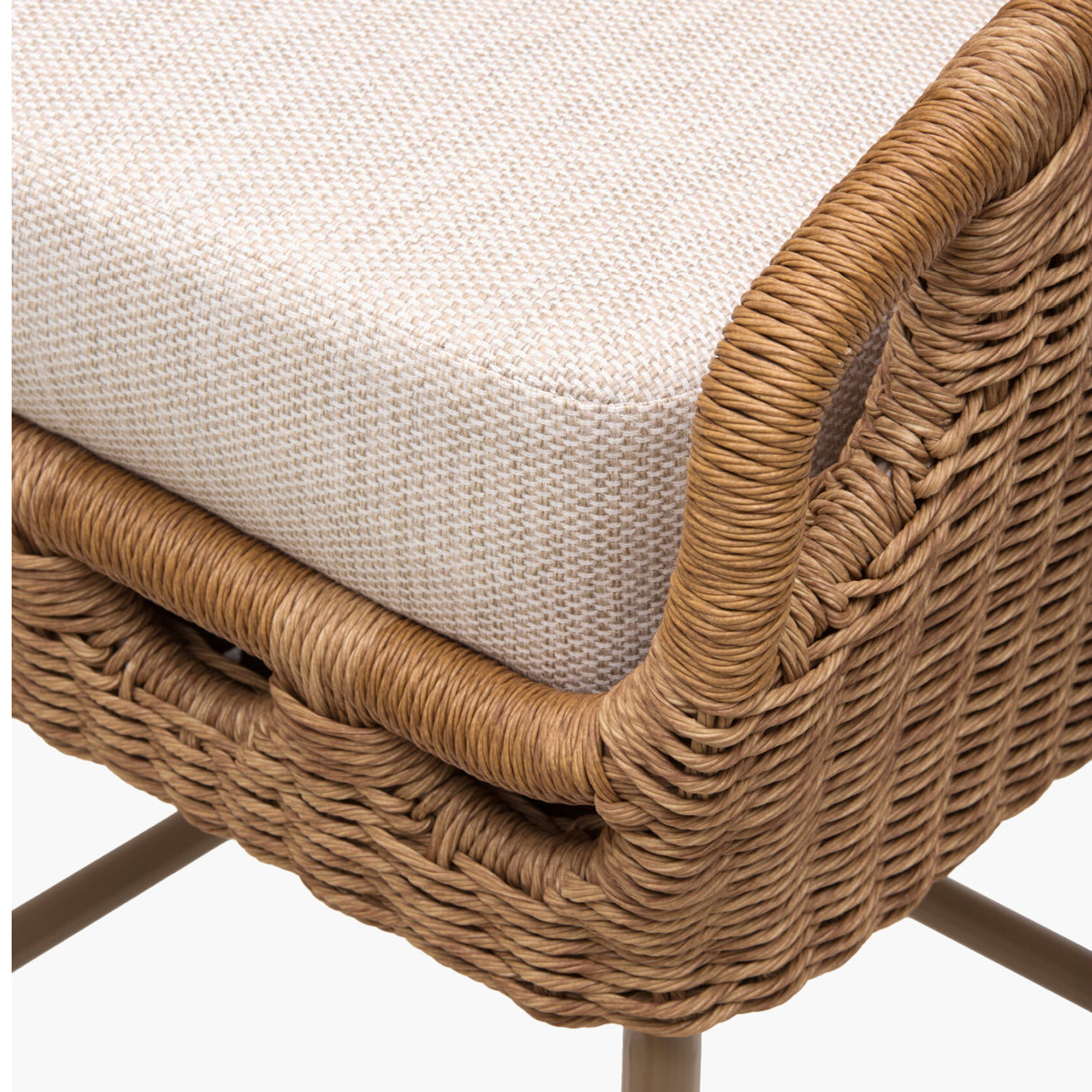   Hand-Woven Wicker Outdoor Bar Stool | Oroa.com