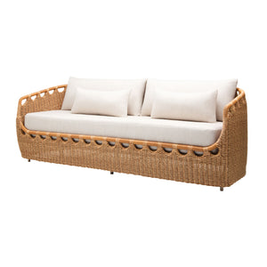   Modern European furniture - Hand-Woven Wicker Outdoor Sofa - www.oroa.com | Oroa.com