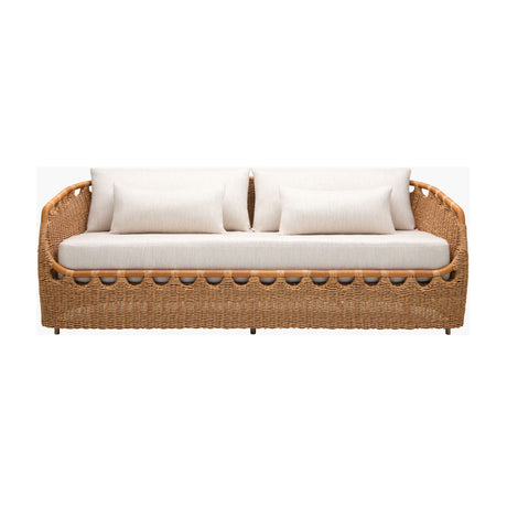   Modern European furniture - Hand-Woven Wicker Outdoor Sofa - www.oroa.com | Oroa.com