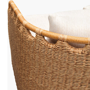   Modern European furniture - Hand-Woven Wicker Outdoor Sofa - www.oroa.com | Oroa.com