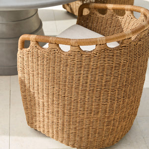   Modern European furniture - Hand-Woven Wicker Outdoor Dining Chair - www.oroa.com | Oroa.com