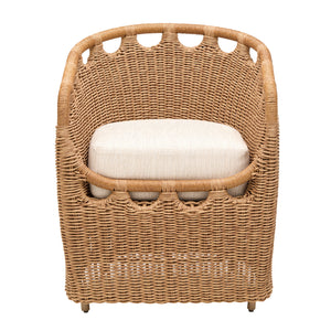   Modern European furniture - Hand-Woven Wicker Outdoor Dining Chair - www.oroa.com | Oroa.com