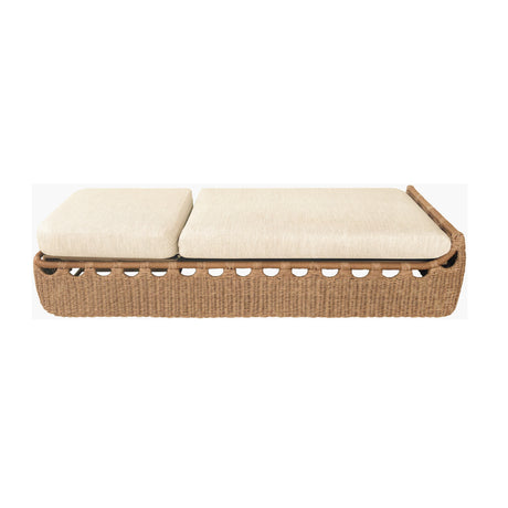   Modern European furniture - Hand-Woven Wicker Outdoor Chaise Lounge - www.oroa.com | Oroa.com