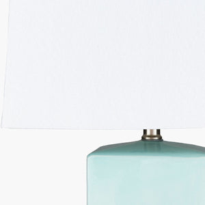   Modern European furniture - Turquoise Ceramic Accent Table Lamp - www.oroa.com | Oroa.com