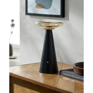   Modern European furniture - Clear Glass Accent Table Lamp - www.oroa.com | Oroa.com