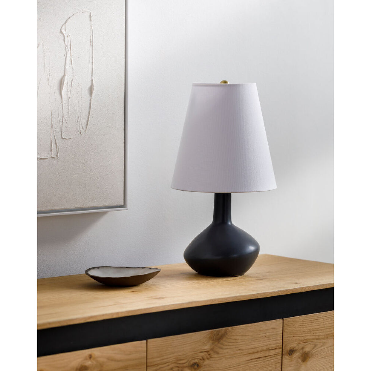   Modern European furniture - Tall Linen Shade Table Lamp - www.oroa.com | Oroa.com