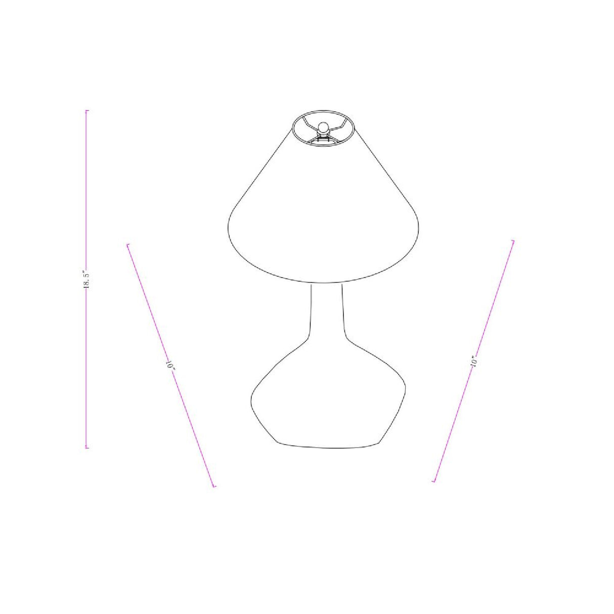   Modern European furniture - Tall Linen Shade Table Lamp - www.oroa.com | Oroa.com