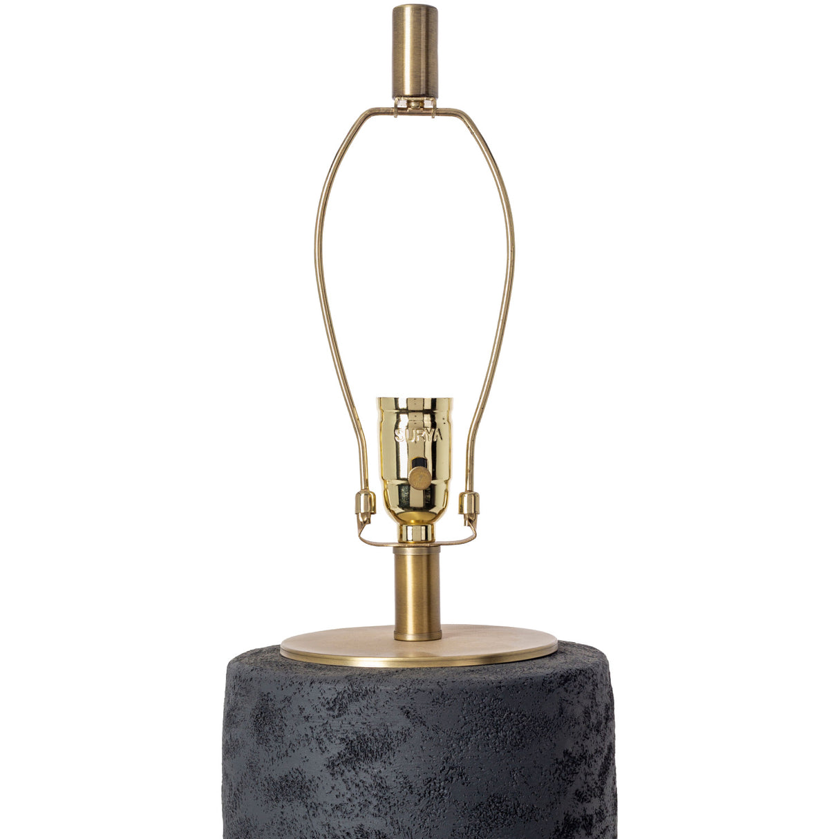   Black Textured Base Table Lamp | Oroa.com