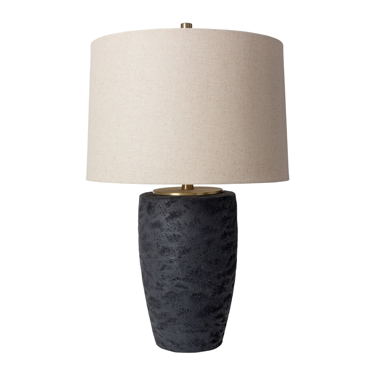   Black Textured Base Table Lamp | Oroa.com