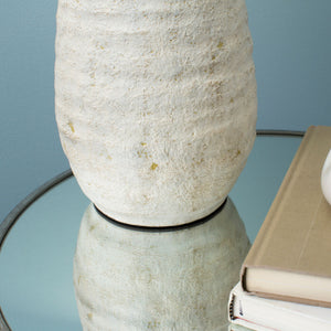   Ivory Linen Accent Table Lamp | Oroa.com