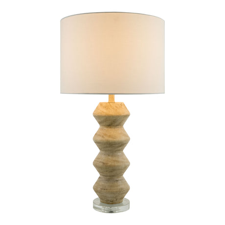   Modern European furniture -  Geometrical Base Linen Table Lamp - www.oroa.com | Oroa.com
