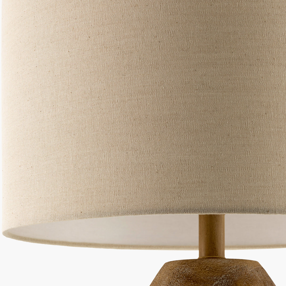   Modern European furniture -  Geometrical Base Linen Table Lamp - www.oroa.com | Oroa.com