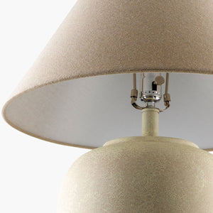   Modern European furniture - Antiqued White Ceramic Table Lamp - www.oroa.com | Oroa.com