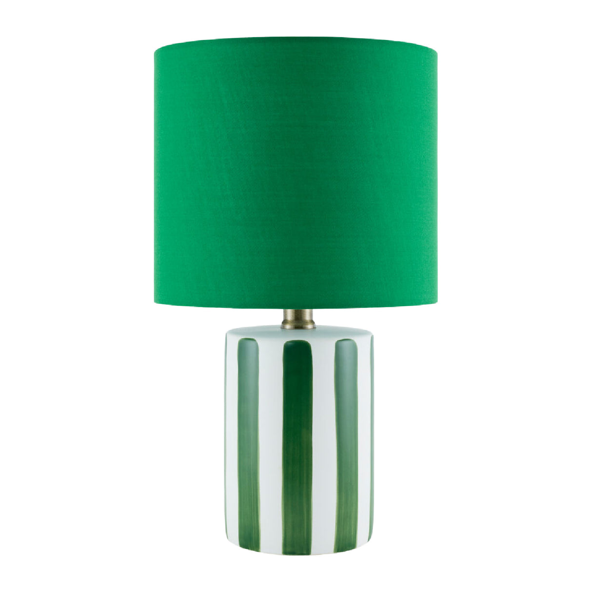   Modern European furniture - Striped Ceramic Linen Table Lamp - www.oroa.com | Oroa.com