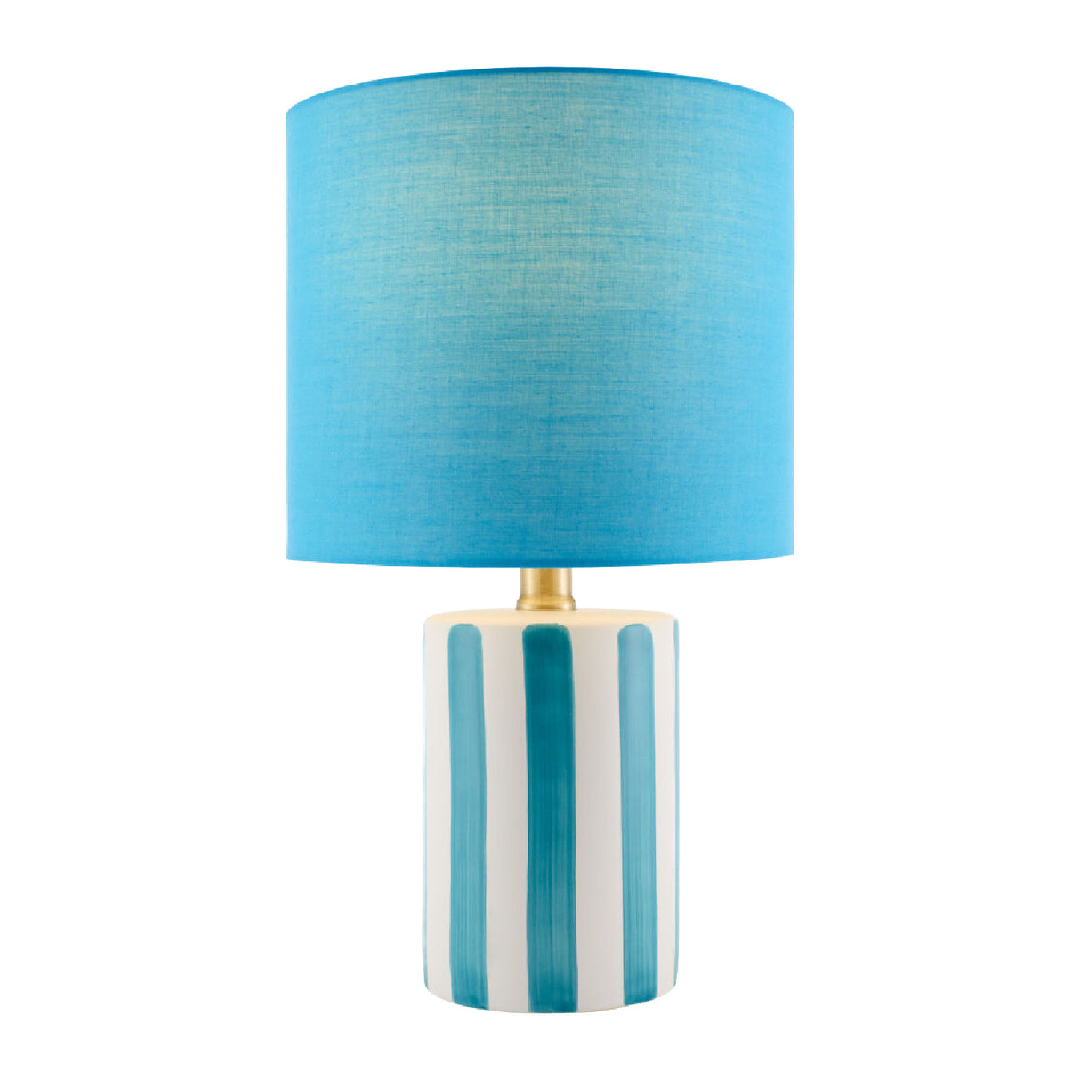   Modern European furniture - Striped Ceramic Linen Table Lamp - www.oroa.com | Oroa.com