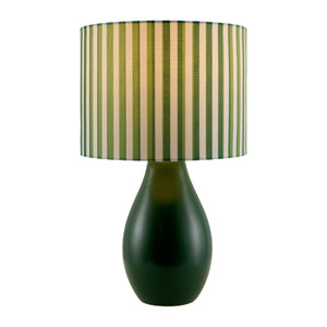  Modern European furniture - Striped Linen Ceramic Table Lamp - www.oroa.com | Oroa.com