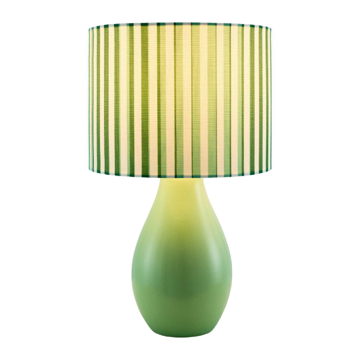   Modern European furniture - Striped Linen Ceramic Table Lamp - www.oroa.com | Oroa.com