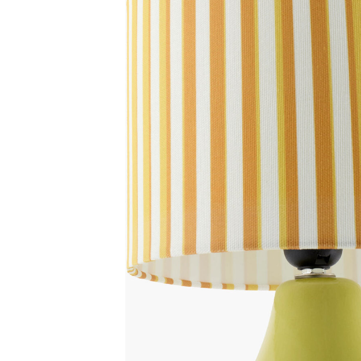  Modern European furniture - Striped Linen Ceramic Table Lamp - www.oroa.com | Oroa.com