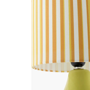   Modern European furniture - Striped Linen Ceramic Table Lamp - www.oroa.com | Oroa.com