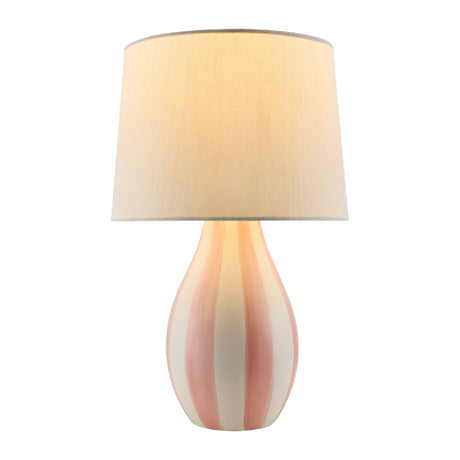   Modern European furniture - Hand-painted Striped Ceramic Table Lamp - www.oroa.com | Oroa.com