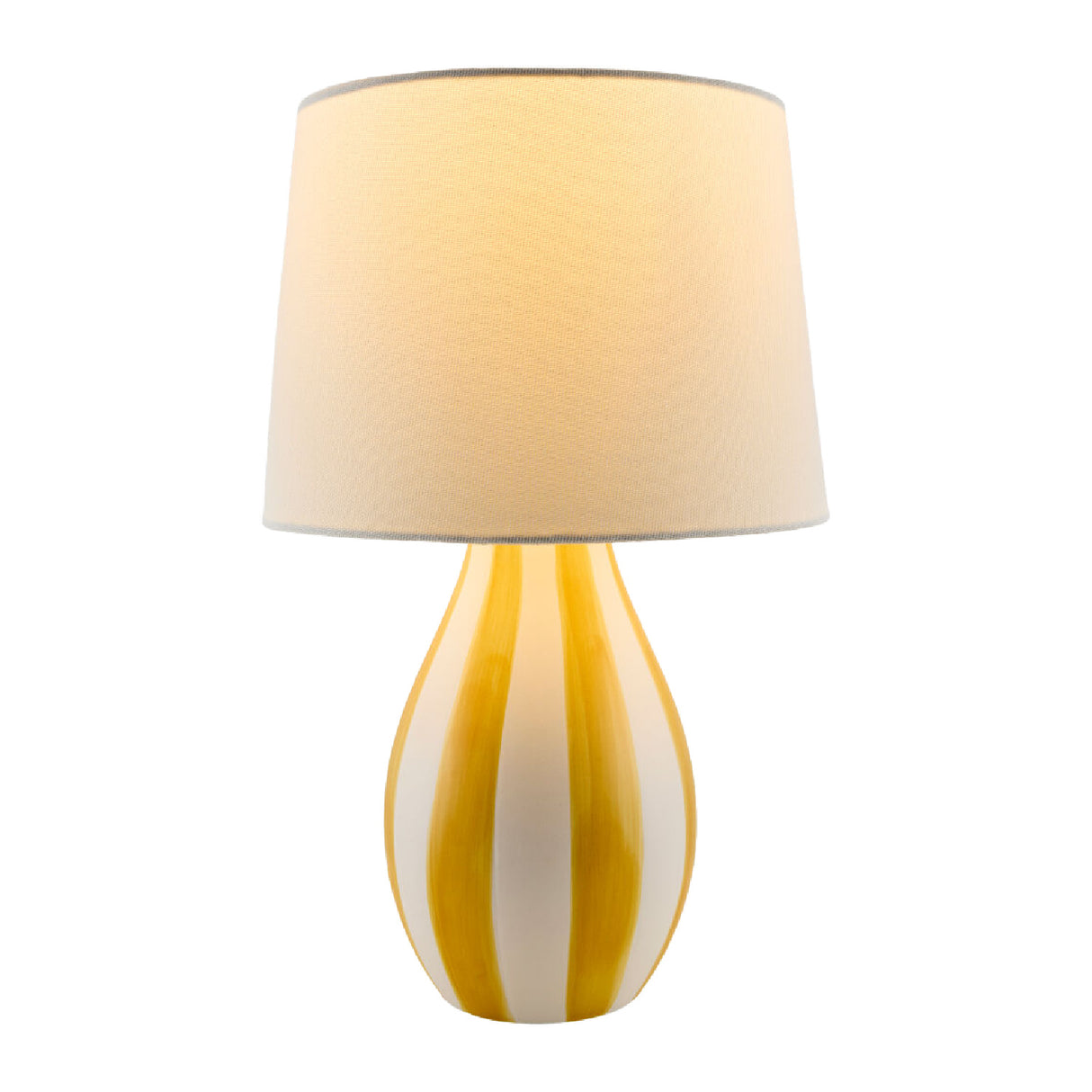   Modern European furniture - Hand-painted Striped Ceramic Table Lamp - www.oroa.com | Oroa.com