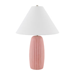   Modern European furniture - Painted Cement Linen Table Lamp - www.oroa.com | Oroa.com