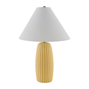   Modern European furniture - Painted Cement Linen Table Lamp - www.oroa.com | Oroa.com